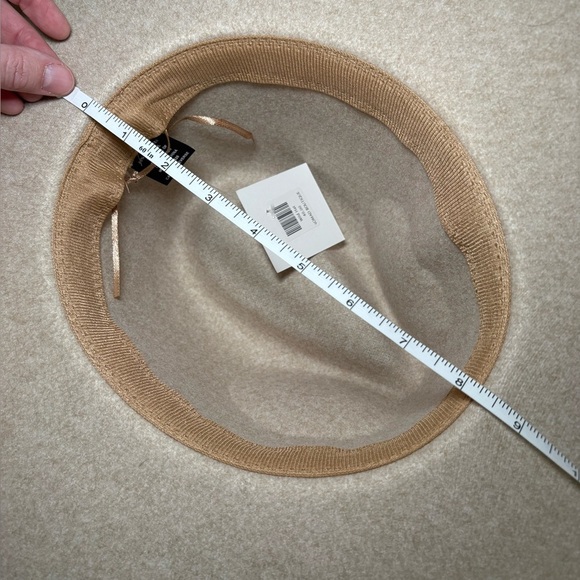 Nomad Boutique Boho Cream RANCHER HAT WITH SCARF TRIM Wool Blend - Picture 2 of 13